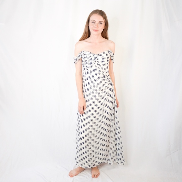 Carolina Herrera Dresses & Skirts - CAROLINA HERRERA Couture PolkaDot Strapless Dress